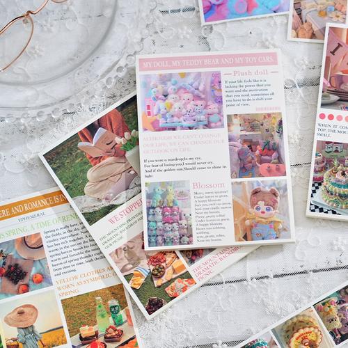 Promo Scrapbook Paper Set Isi 50 Lembar COLLECTION Journal DIY Kertas