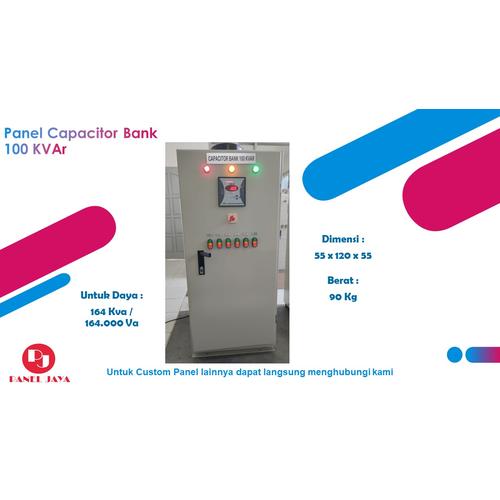 Jual Panel Kapasitor Bank 100 KVAr (Panel Capacitor Bank Perbaikan Cosphi) Jakarta Barat