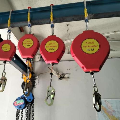 Jual Fall Arrester 30 meter AOGE Retractable LifeLine - 20 meter ...