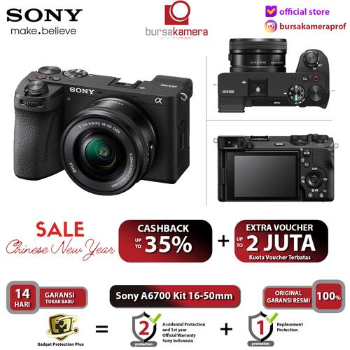 Promo Sony Alpha A6700 Kit 16-50mm / Sony A6700 / Sony Alpha 6700 Kit ...