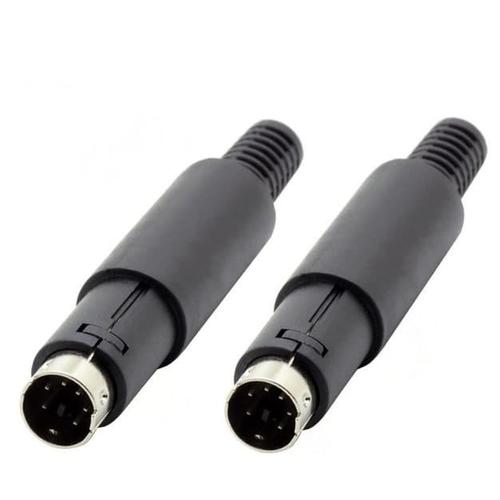 Jual Custom Mini Din 6 pin dan 8 pin PS2 connector Male - 6 pin - RJ45 ...