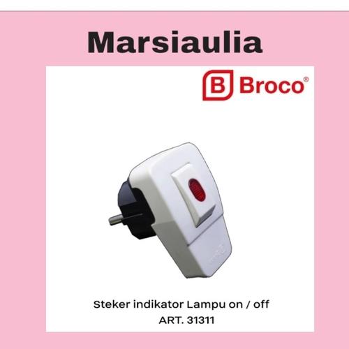 Jual steker colokan broco indikator on off 31311 - Kab. Bogor ...