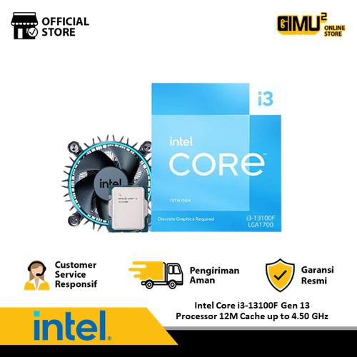 Intel Core I3 13100F Soket 1700 13.Nesil 3.4GHz 5MB Önbellek 10nm