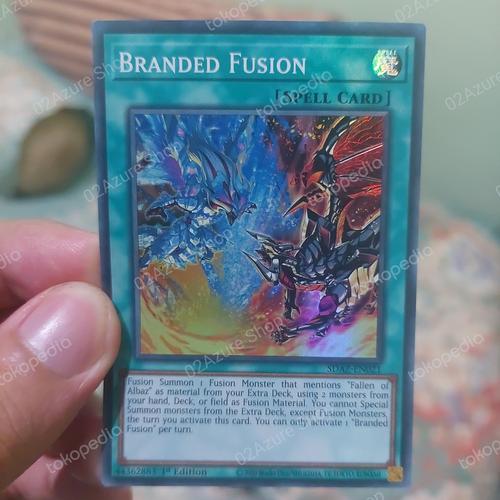 3X Branded Fusion Playset  Super Rare 1st Edition Yu-Gi-Oh! Card   SDAZ-EN021  Near Mint