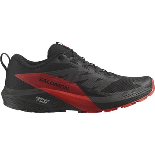 Jual Salomon Men's Sense Ride Trail Running Shoes Black Fiery