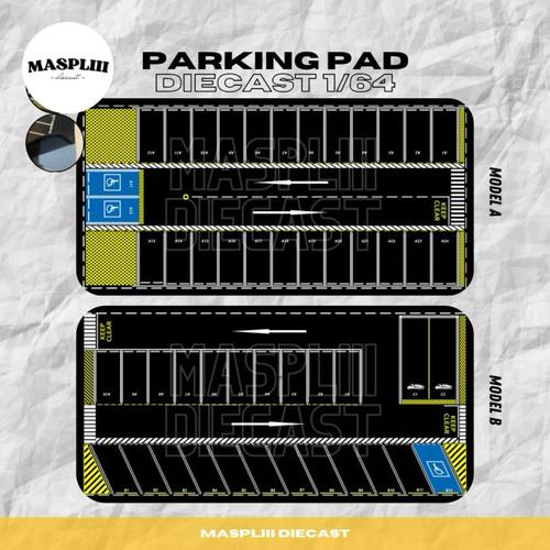Jual Diorama Mousepad Parkiran Hot Wheels Skala 1/64 Free Pouch