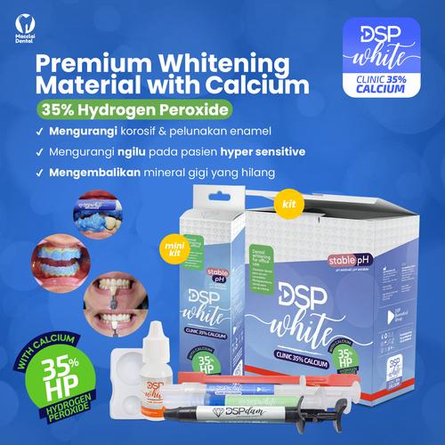 Jual BAHAN BLEACHING GIGI BLUE KIT WHITENING GIGI DSP WHITE 35 TANPA SINAR MINI KIT Jakarta