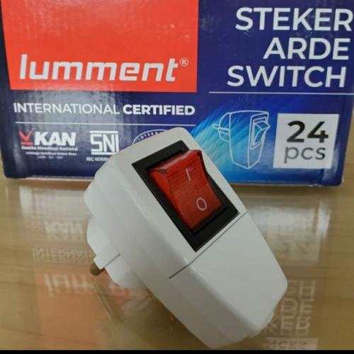 Promo COLOKAN LISTRIK / STEKER ARDE SAKLAR / SWITCH ON OFF LUMMENT ST ...