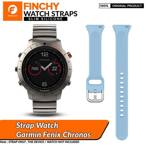 Jual Finchy slim Silicone Strap Garmin fenix chronos replacement