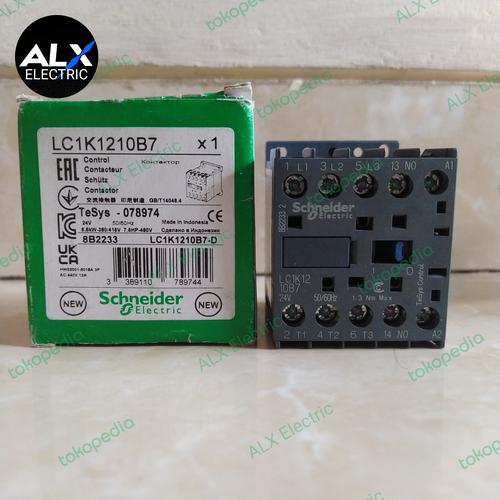 Jual KONTAKTOR SCHNEIDER LC1K1210B7 24V ORIGINAL SCHNEIDER LC1K1210 ...