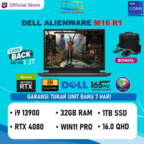 Promo Laptop Dell Alienware M16 R1 i9 13900 RTX4080 12GB RAM 32GB SSD ...