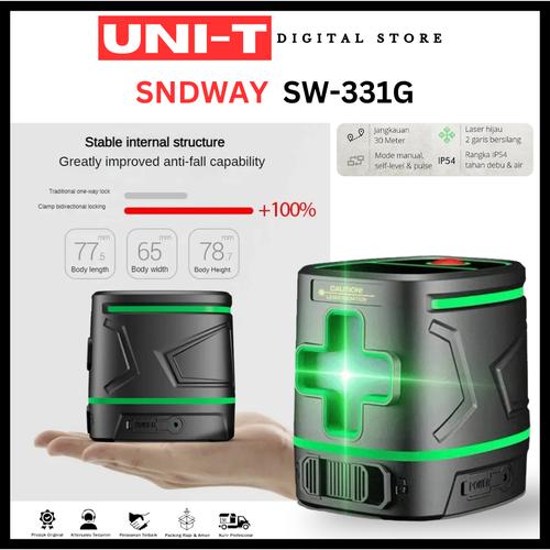 Jual SNDWAY SW-331G - SNDWAY Cross Laser 2 Lines Self Leveling Laser SW ...