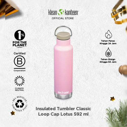 Promo Klean Kanteen Insulated Tumbler Classic Loop Cap Lotus 592 ml