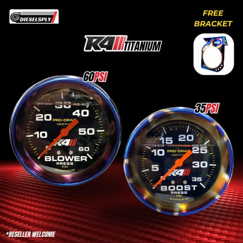 Jual Boost Meter R4 Titanium FREE Bracket - - dieselsply | Tokopedia
