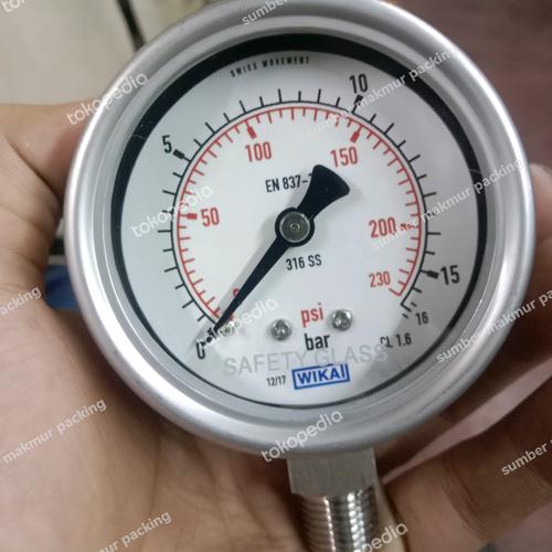 Pressure Gauge 16 Bar 230 Psi