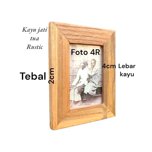 Jual frame foto 4R,5R,6R / pigura/ bingkai foto dari kayu jati ...