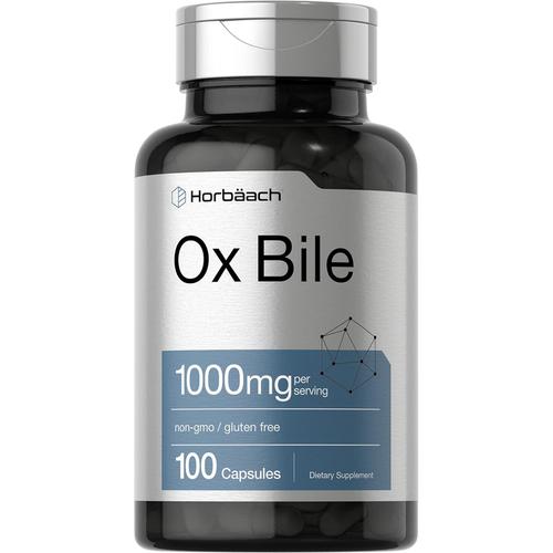 Jual Ox Bile 1000 mg Digestive Enzymes Fatty Liver, Cirrhosis, Liver