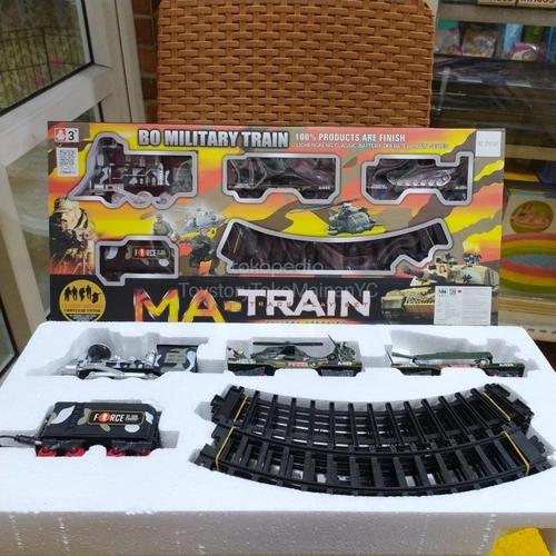 Jual Mainan Kereta Api Berasap MA BO Military Train SY6-641 - Kota ...