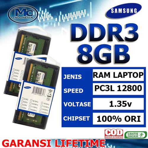 Promo Ram Sodim Memory Laptop DDR3L 4GB 8GB 16GB ORI PC 12800