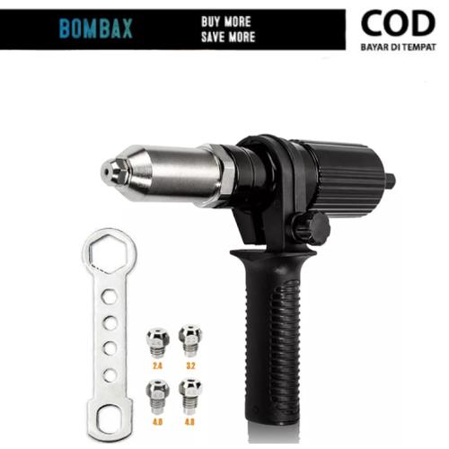 Jual Adapter Bor Rivet Gun Besi Sambungan Konverter Bor Jadi Rivet ...