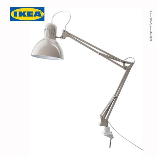 Promo IKEA TERTIAL Lampu Meja / Lampu Baca Jepit Minimalis Abuabu