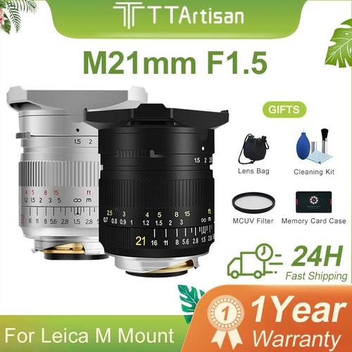 TTArtisan 21mm F1.5 Objektiv Für Leica M-Mount – Weitwinkelobjektiv Mit Manuellem Fokus | Für Vollformat