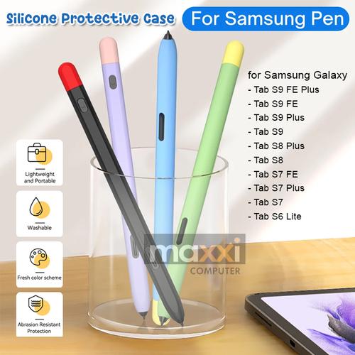 Case Pencil Silikon Stylus Pen Samsung Tab S9 FE S8 S7 Plus S6 Lite 5g  PINK di Maxxi Computer Tokopedia