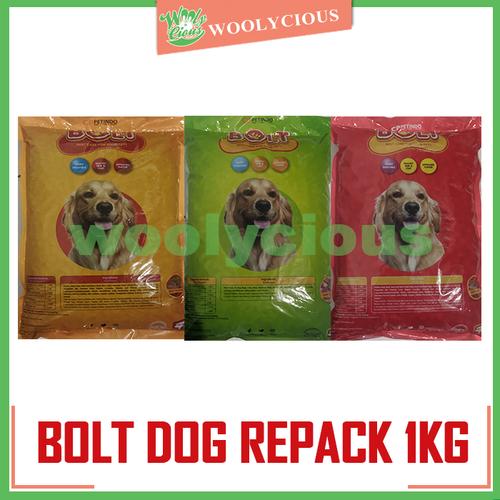 Promo MAKANAN ANJING BOLT DOG FOOD 1KG (BEEF) ( LAMB) (BEEF-BULAT ...