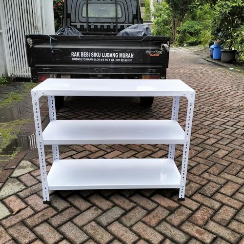 Jual rak besi siku P 80 L 40 T 80 susun 3 - Abu-abu - Kota Surabaya ...