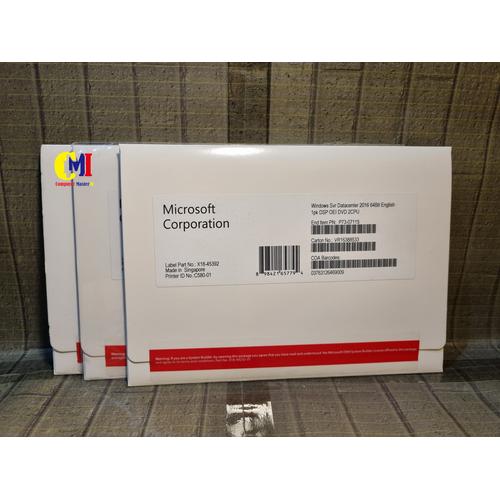 Jual windows server 2016 datacenter 16 core original product package ...