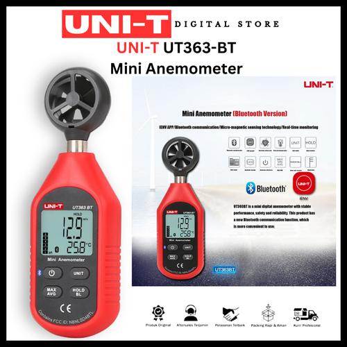 Produktbild von UNI-T UT363BT Mini-Bluetooth-Anemometer, Digitaler Hand-Windmesser Mit