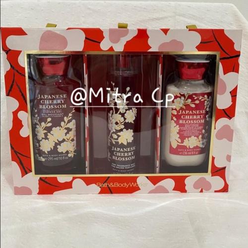 Jual BATH AND BODY WORKS GIFT BOX SET JAPANESE CHERRY BLOSSOM ...