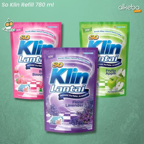 Sabun Soclean Jual So Sklin Floor Cleaner Refill 780 ml Sabun Cuci Lantai Pouch ...