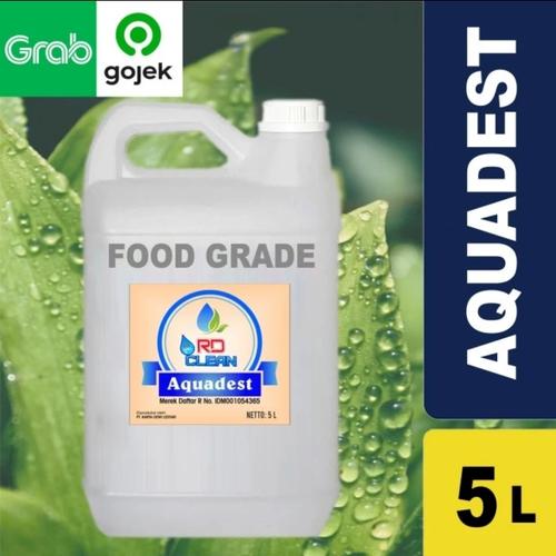 Promo Aquadest Distilled Water RD Clean / Air Suling 5 Liter / Khusus ...