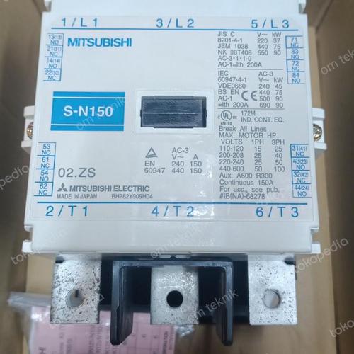 Jual Mitsubishi Magnetic Contactor Sn 150 - Jakarta Pusat - SIGMA ...