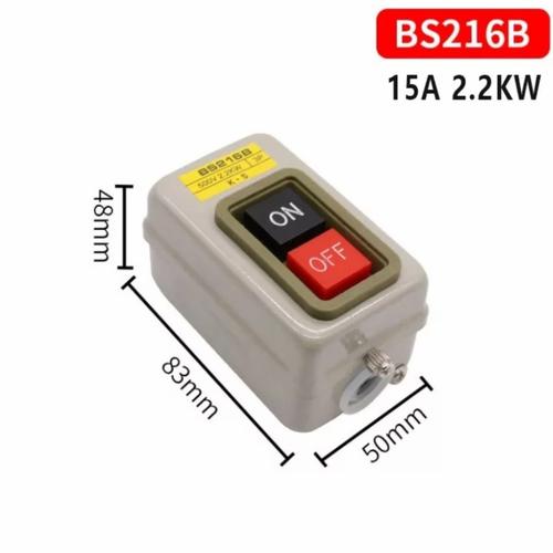 Jual Push Button On / Off 15A Bs216B Push Button Mesin - Jakarta Barat ...