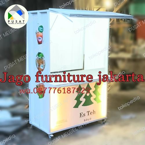 Jual GEROBAK ES TEH MANIS / GEROBAK CONTAINER / BOOTH CONTEINER ...