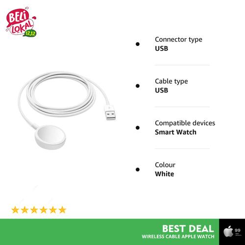Promo Cable Wireless Magnetic Kabel Charger Apple Watch iwatch