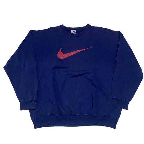 Jual Nike vintage USA big swoosh navy crewneck Kota Administrasi