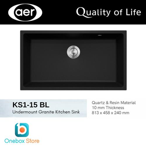 Jual AER Undermount Granite Kitchen Sink Bak Cuci Piring Granit KS1 15