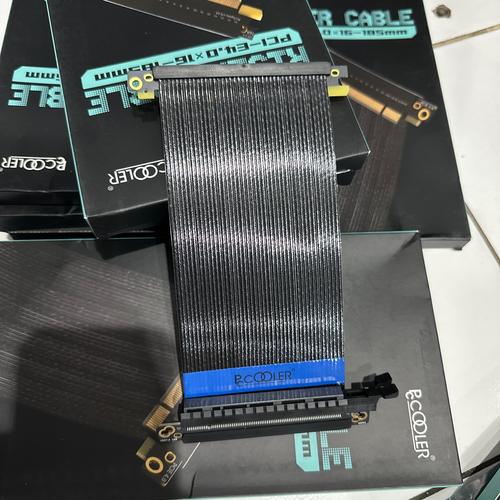 Promo PCCOOLER Vertical GPU Riser Cable PCI-e 4.0 - 185mm Cicil 0% 3x ...