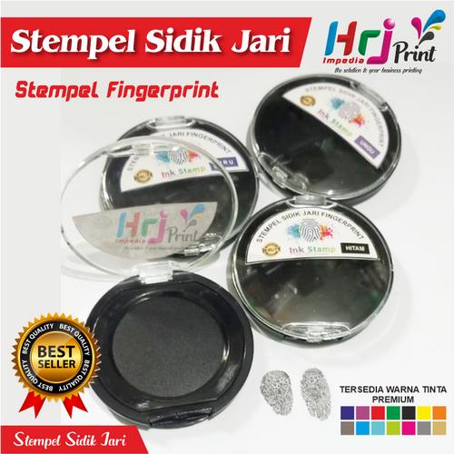 Jual Stempel sidik jari fingerprint stamp pad Cap Stempel Sidik Jari