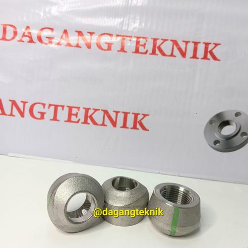 Jual Threadolet 1 inch Class 3000 SS 304 NPT / DN 25 Jakarta Pusat