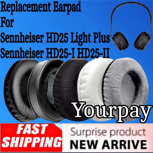 Geekria Headphone Headband Pad for Sennheiser hd25, hd25 II (Red 2Pack