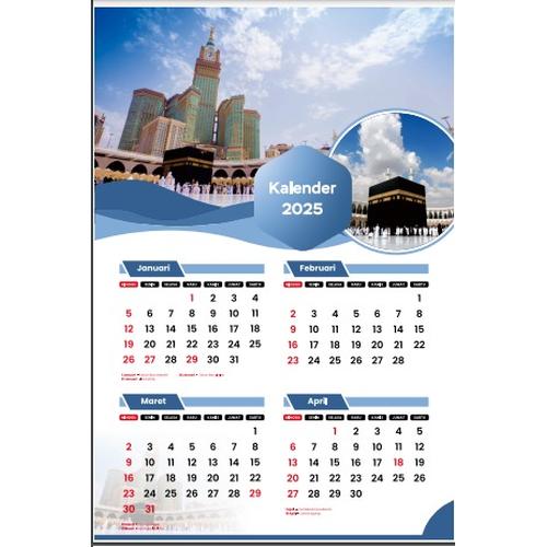 Jual Kalender poster 2025 / Kalender dinding poster 2025/ Custom
