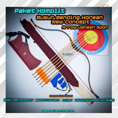Jual Paket Komplit Busur Panah HorseBow Fiber EFG Korean Bending New ...