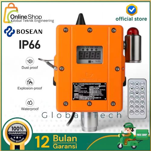 Jual Bosean Industrial Fixed probe gas detector H2S CO EX CO2 NH3 Gas ...