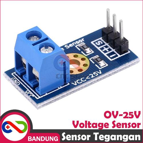 Jual SENSOR TEGANGAN VOLTAGE SENSOR DIVIDER DC 0-25V ARDUINO RASPBERRY ...