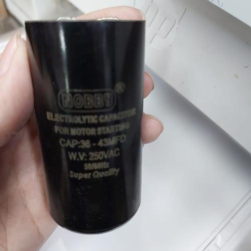 Condensatore Motore NTE MSC250V36 – Elettrolitico 36-43uF 250VAC Avviamento