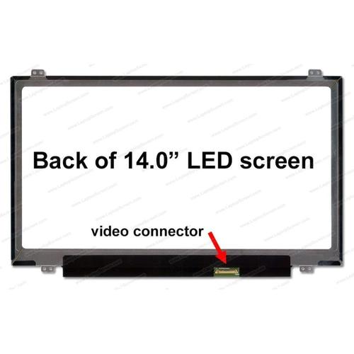 Dalle écran LCD LED 14 Pouces Compatible HP Compaq 14-D022LA - Résolution 1366x768 - Marque Visiodirect - Neuf